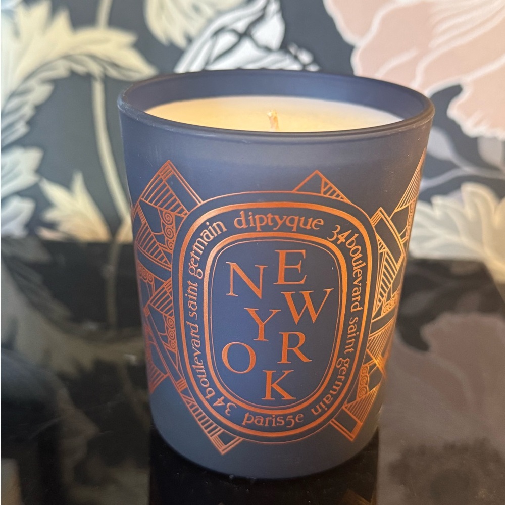 Diptyque New York Scented Candle - Blue and Orange